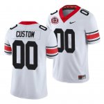 Men's Alabama Crimson Tide #00 Custom White Away Game NCAA College Football Jersey 2403FSED4